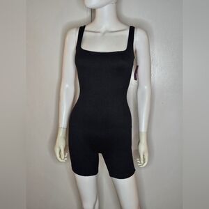 Women's Black Sleeveless Bodysuit Size S